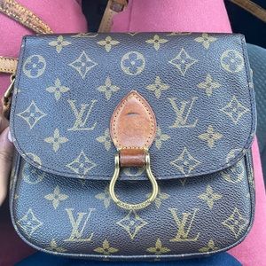 USED DAMAGED VINTAGE LOUIS VUITTON BAG
